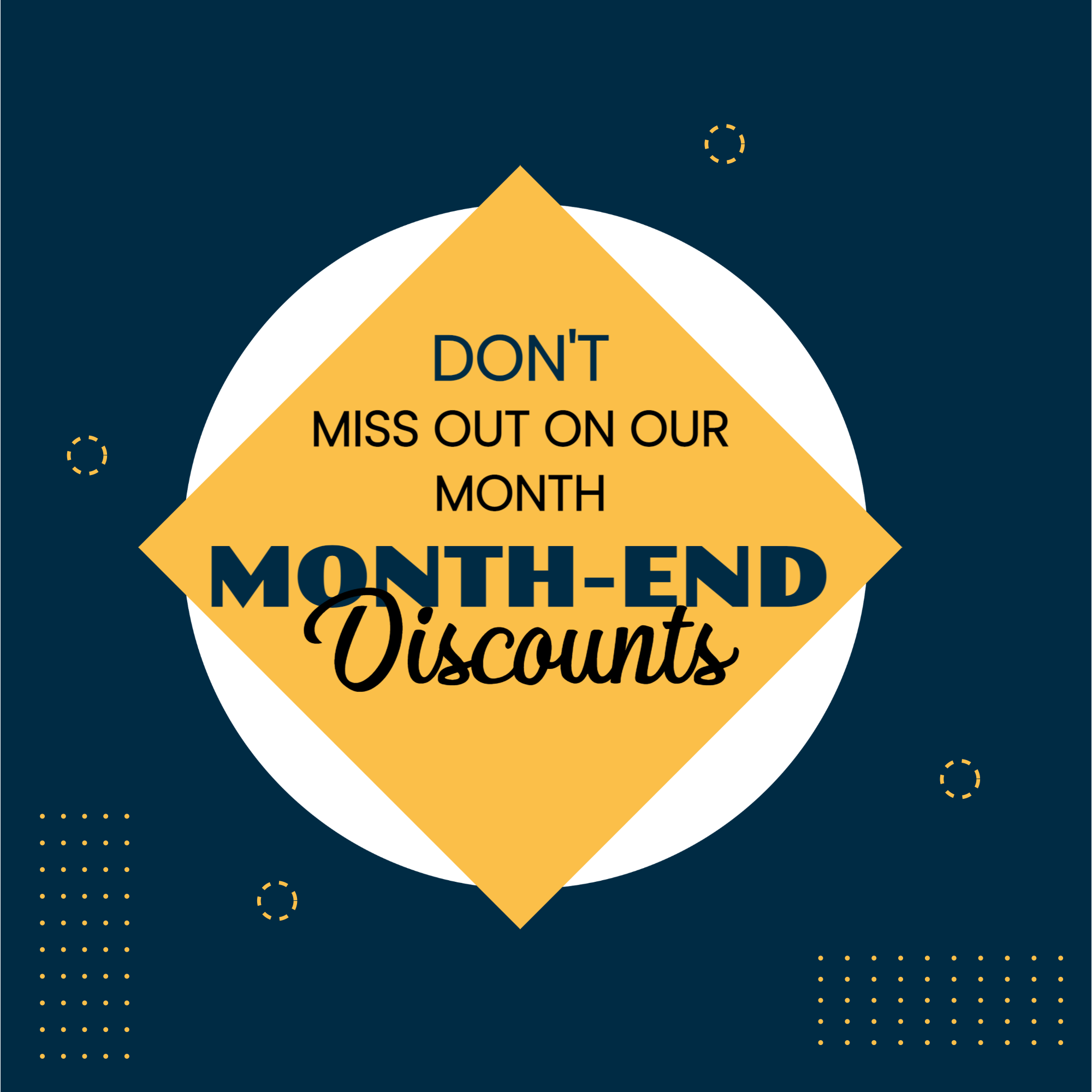 Month End Offer