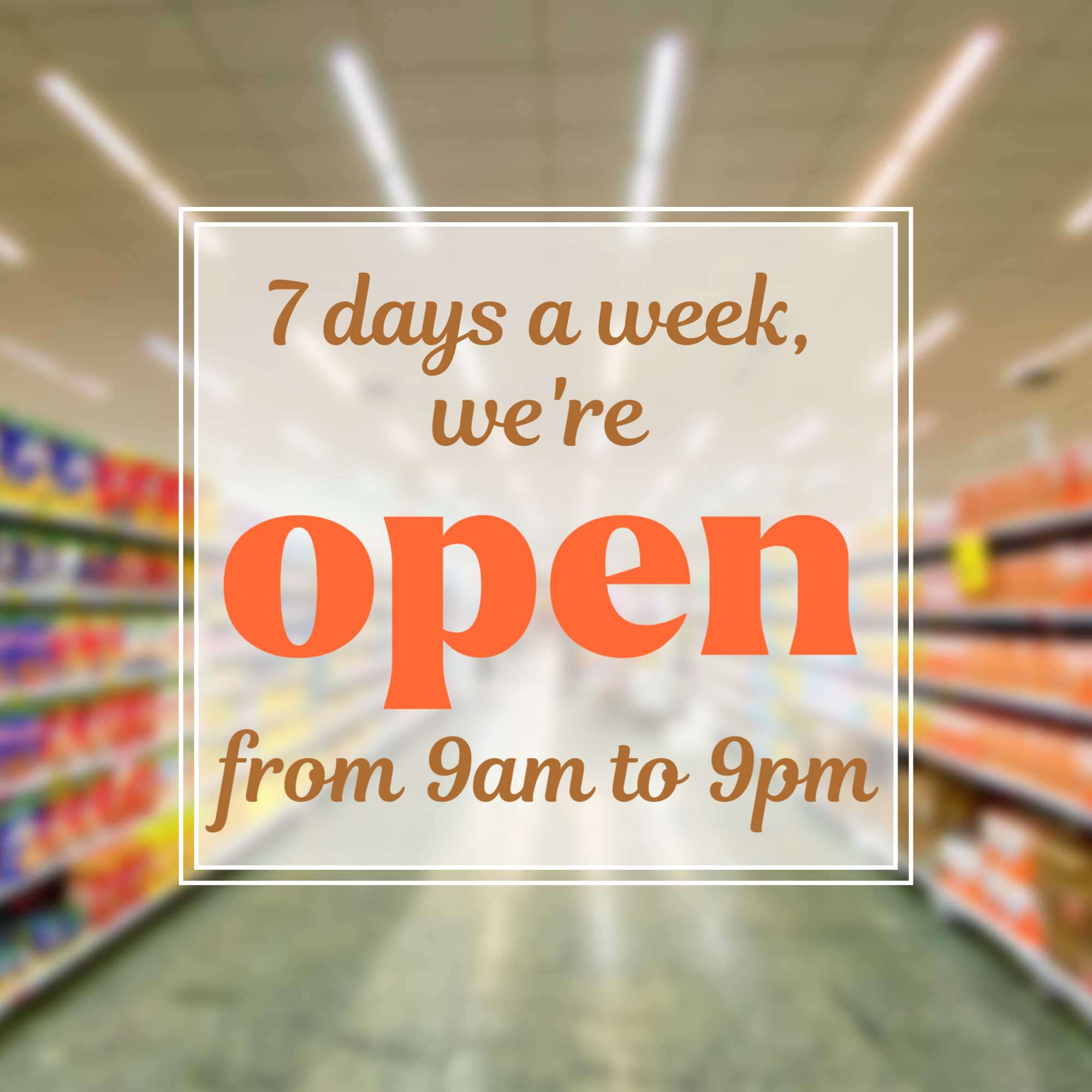 Store Open