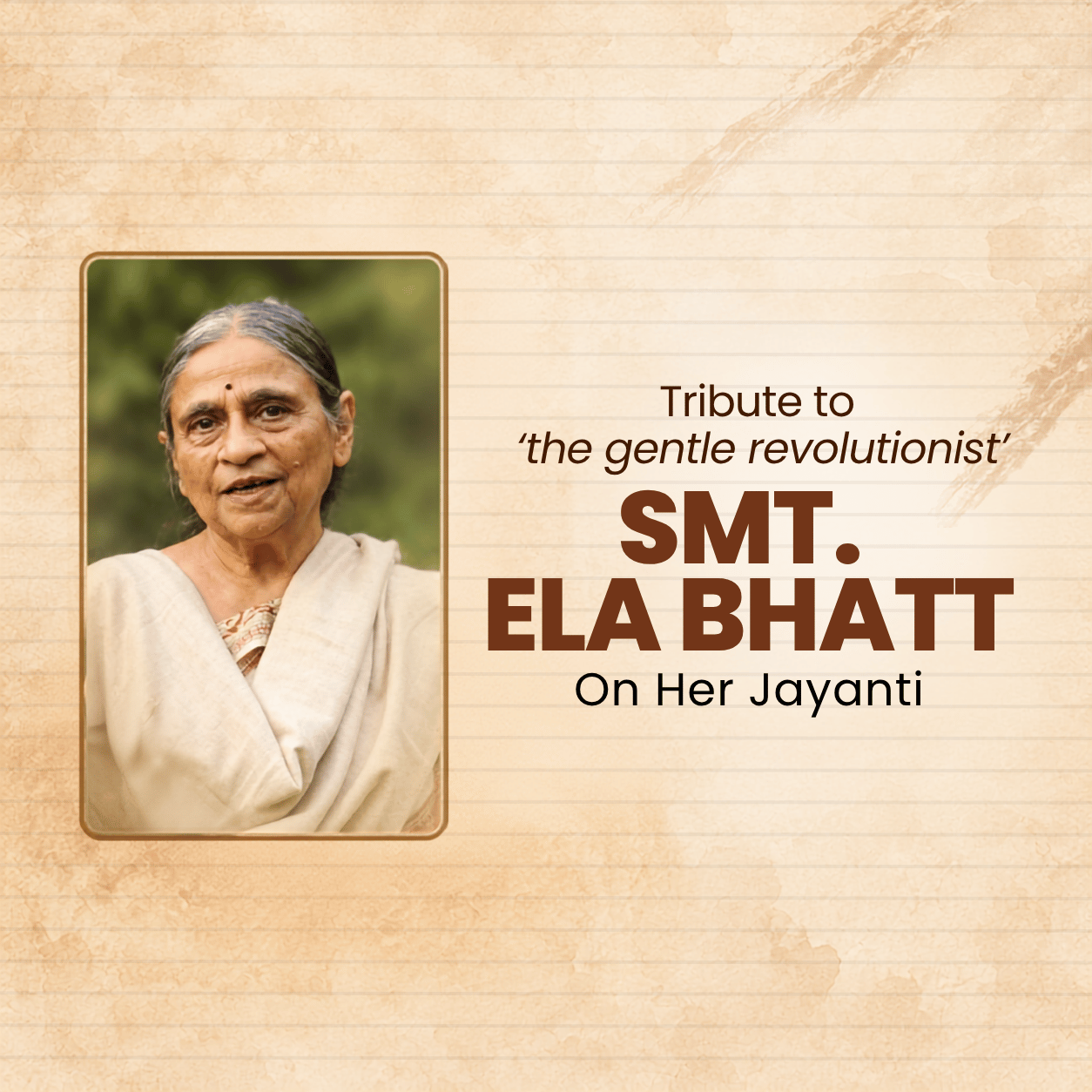 Ela Ramesh Bhatt Jayanti